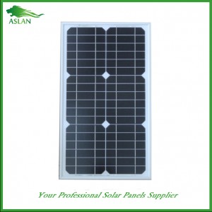 Discountable price Mono-Crystalline 30W Solar Panel for Lisbon