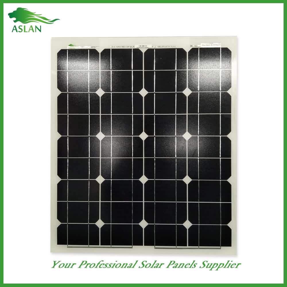 Manufacturer of  Mono-Crystalline 40W Solar Panel for Myanmar Factory